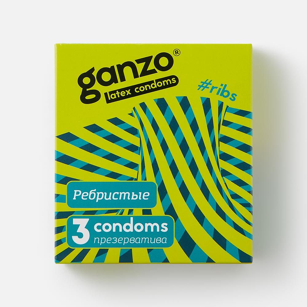Изображение товара Презервативы Ganzo Ribs, 3 шт.