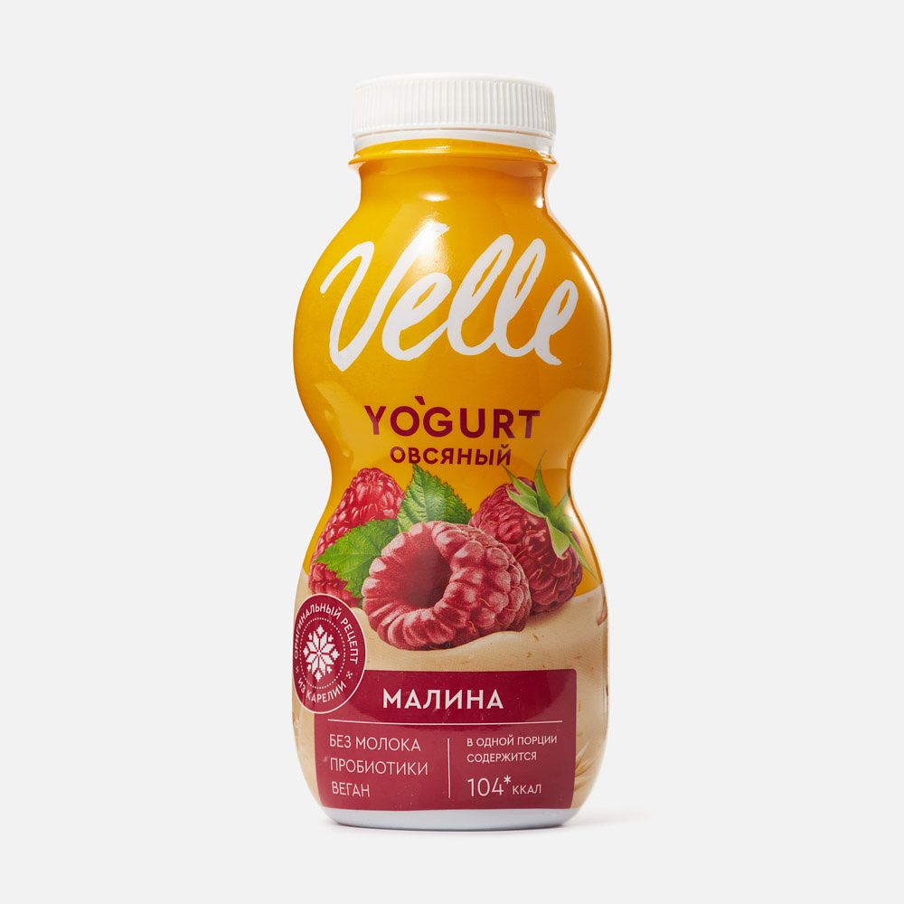 Изображение товара Овсяный напиток Velle Yogurt, малина, 230 г