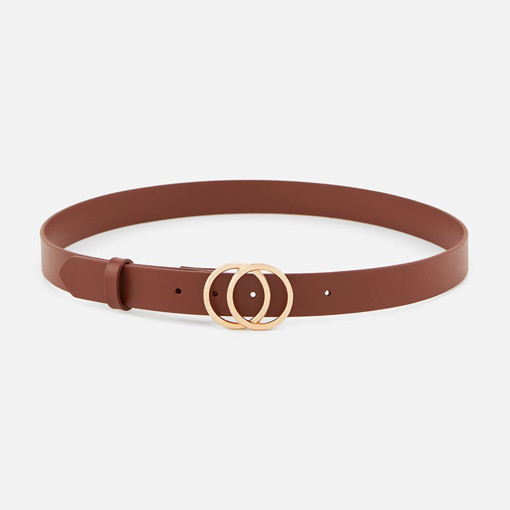 Изображение товара Женский ремень Arive из натуральной кожи коричневого цвета XL