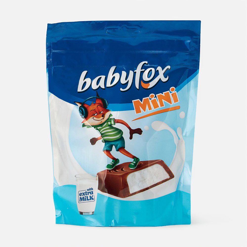 Изображение товара Шоколадные конфеты Babyfox Mini, с молочной начинкой, 120 г