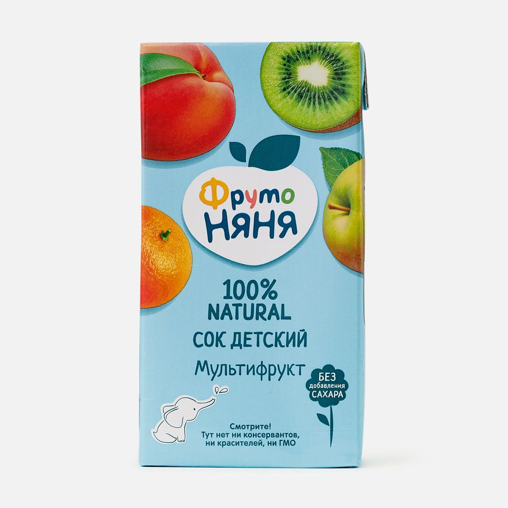 Изображение товара Мультифруктовый сок ФрутоНяня, 0,5 л