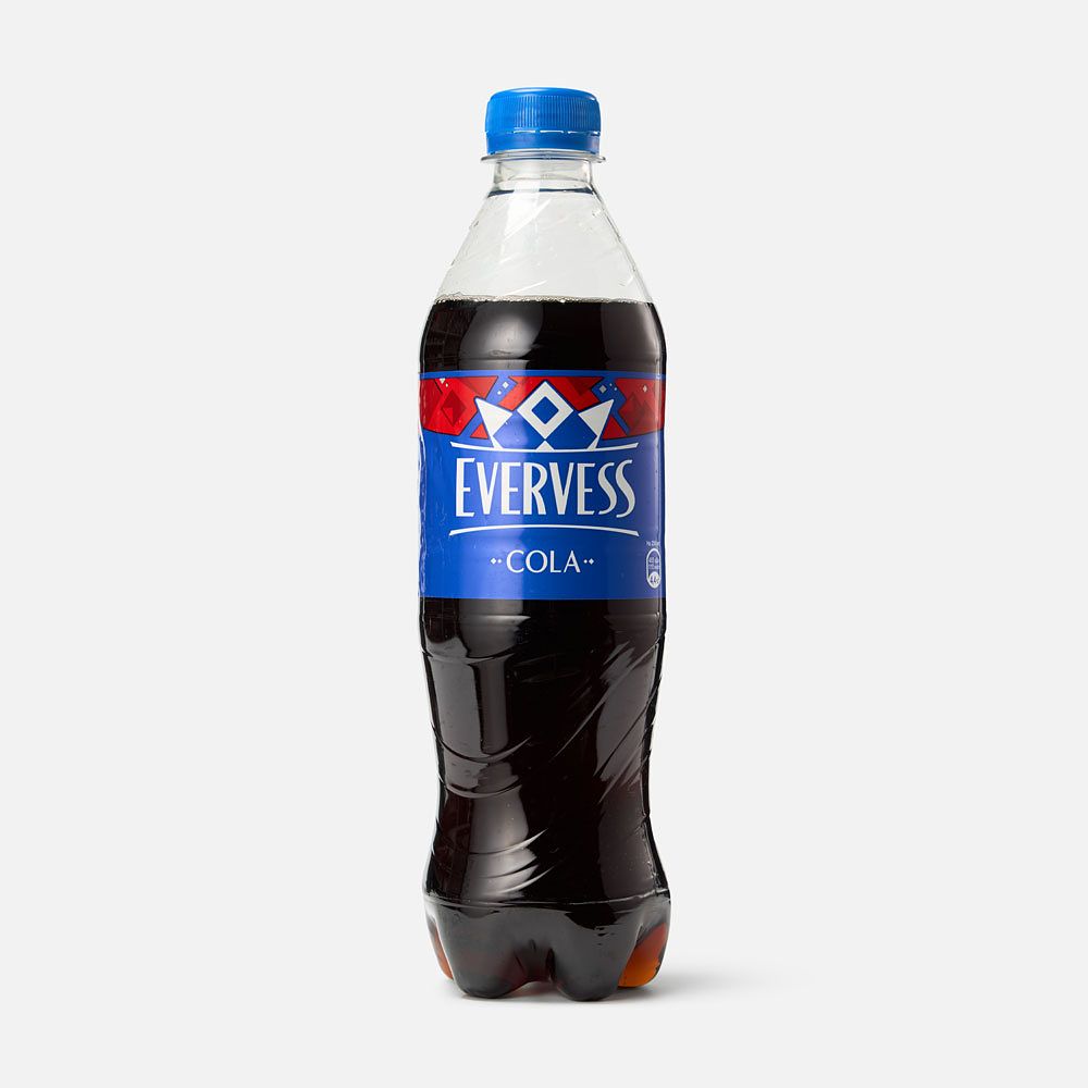 Изображение товара Кола Evervess с газом 0, 5 л - насыщенный вкус и бодрящий эффект