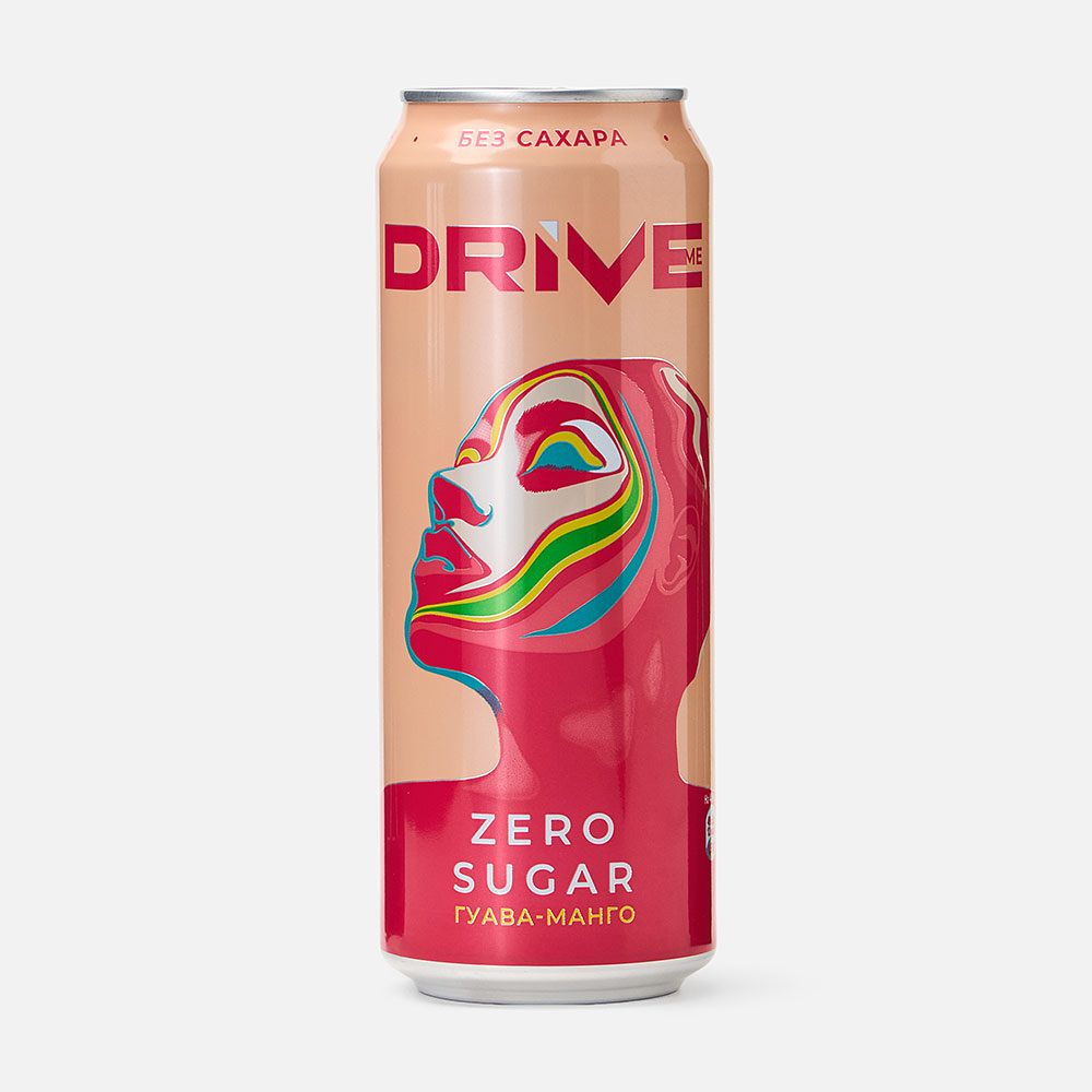 Изображение товара Энергетик Drive Me без сахара гуава и манго 0,449 л питьевой напиток