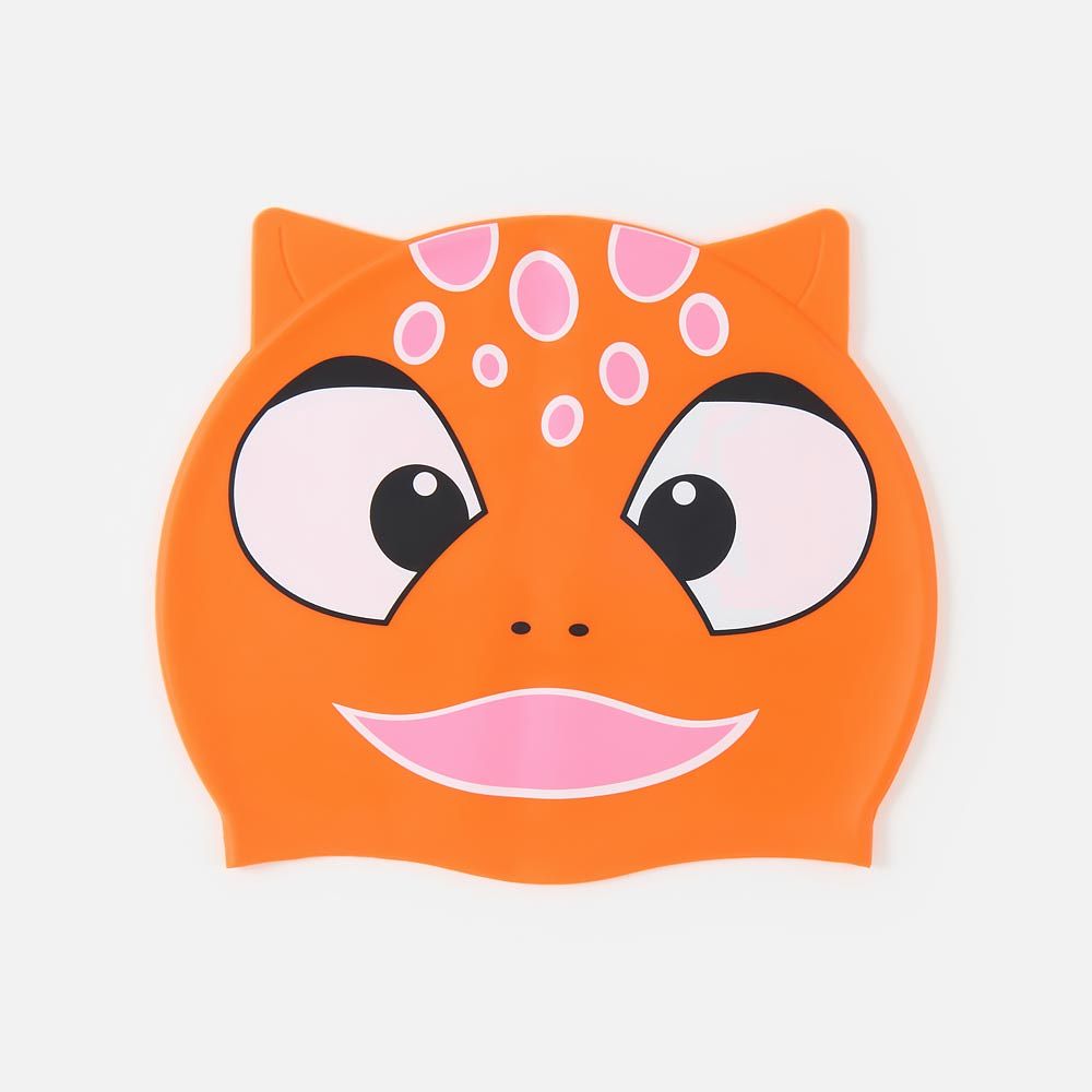 Изображение товара Шапочка для плавания Mystyle для детей, дракоша, оранжевая