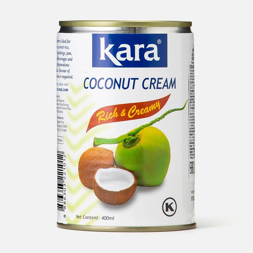 Изображение товара Кокосовый крем Kara, 24%, 400 мл