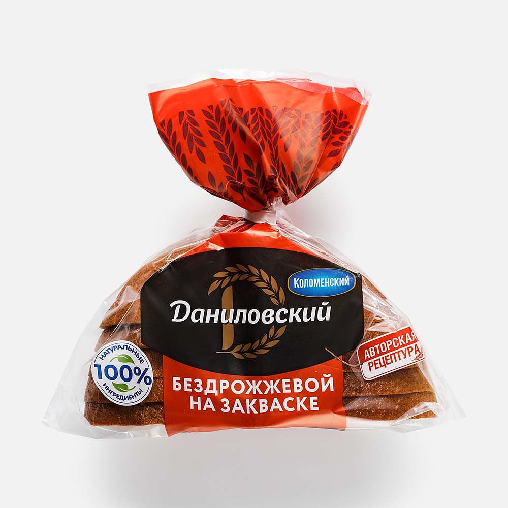 Изображение товара Ржано-пшеничный хлеб Даниловский, бездрожжевой, 350 г