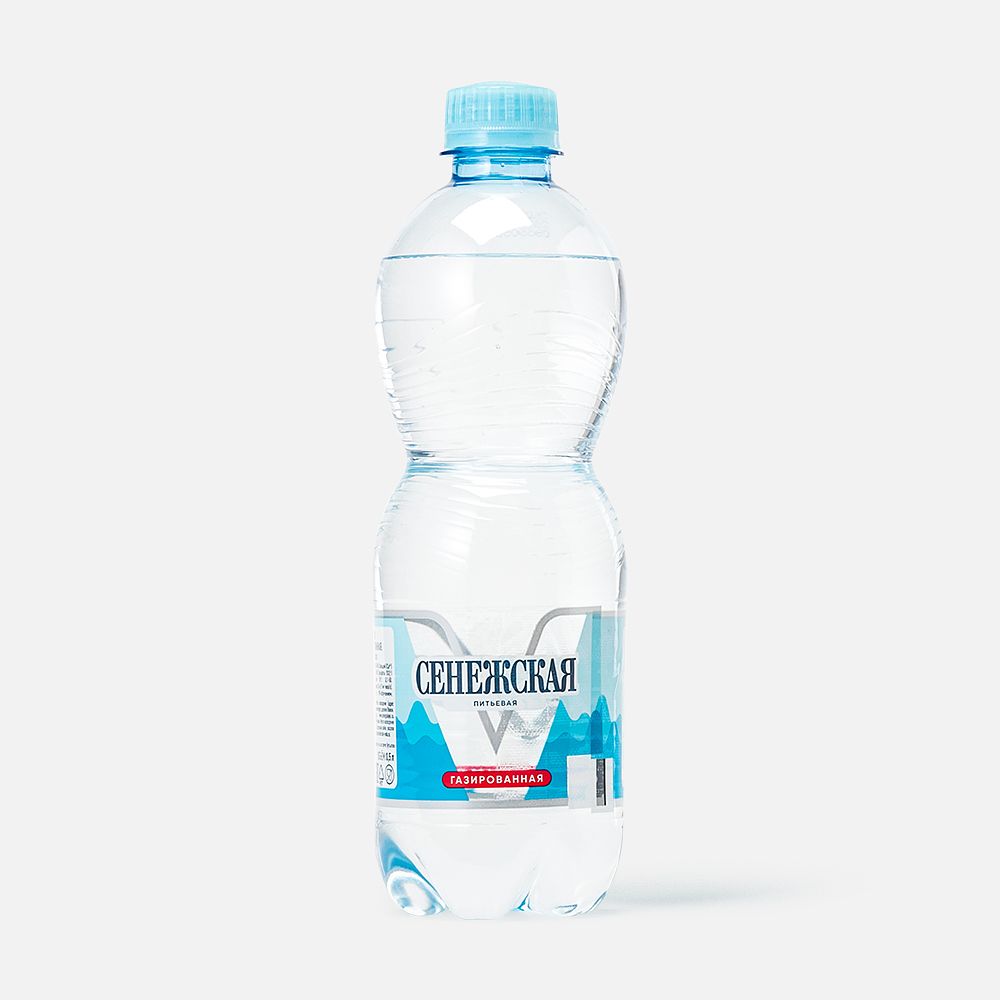Изображение товара Вода Сенежская, с газом, 0,5 л