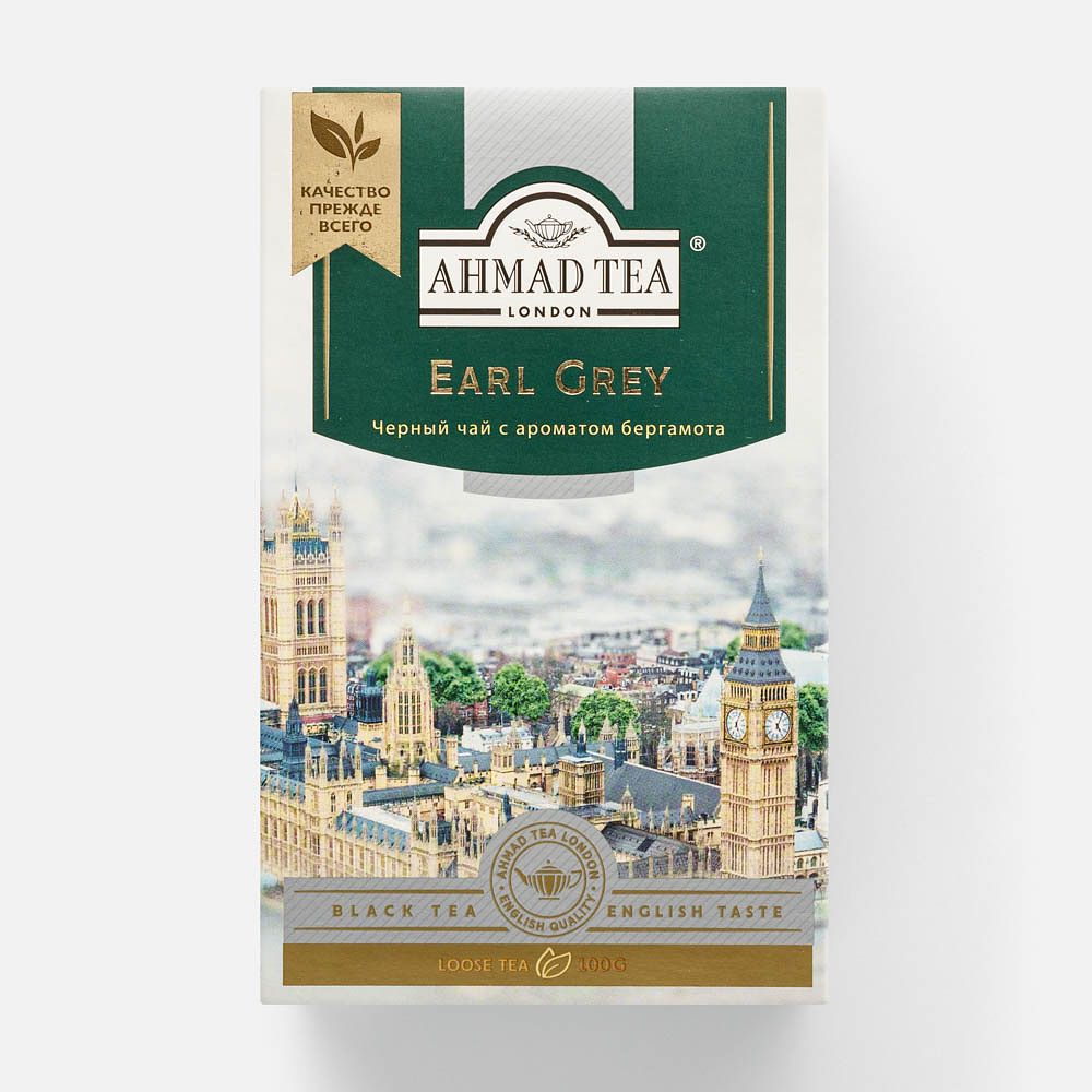 Изображение товара Чёрный чай Ahmad Tea Earl Grey, 100 г