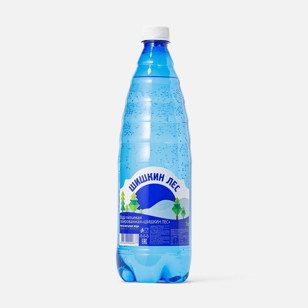 Изображение товара Вода Шишкин лес, с газом, 1 л