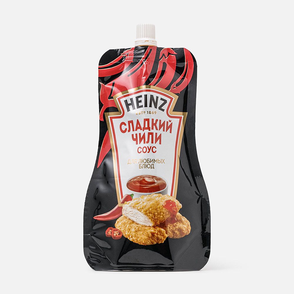 Изображение товара Соус Heinz сладкий чили 200 г - остро-сладкий соус с натуральными ингредиентами