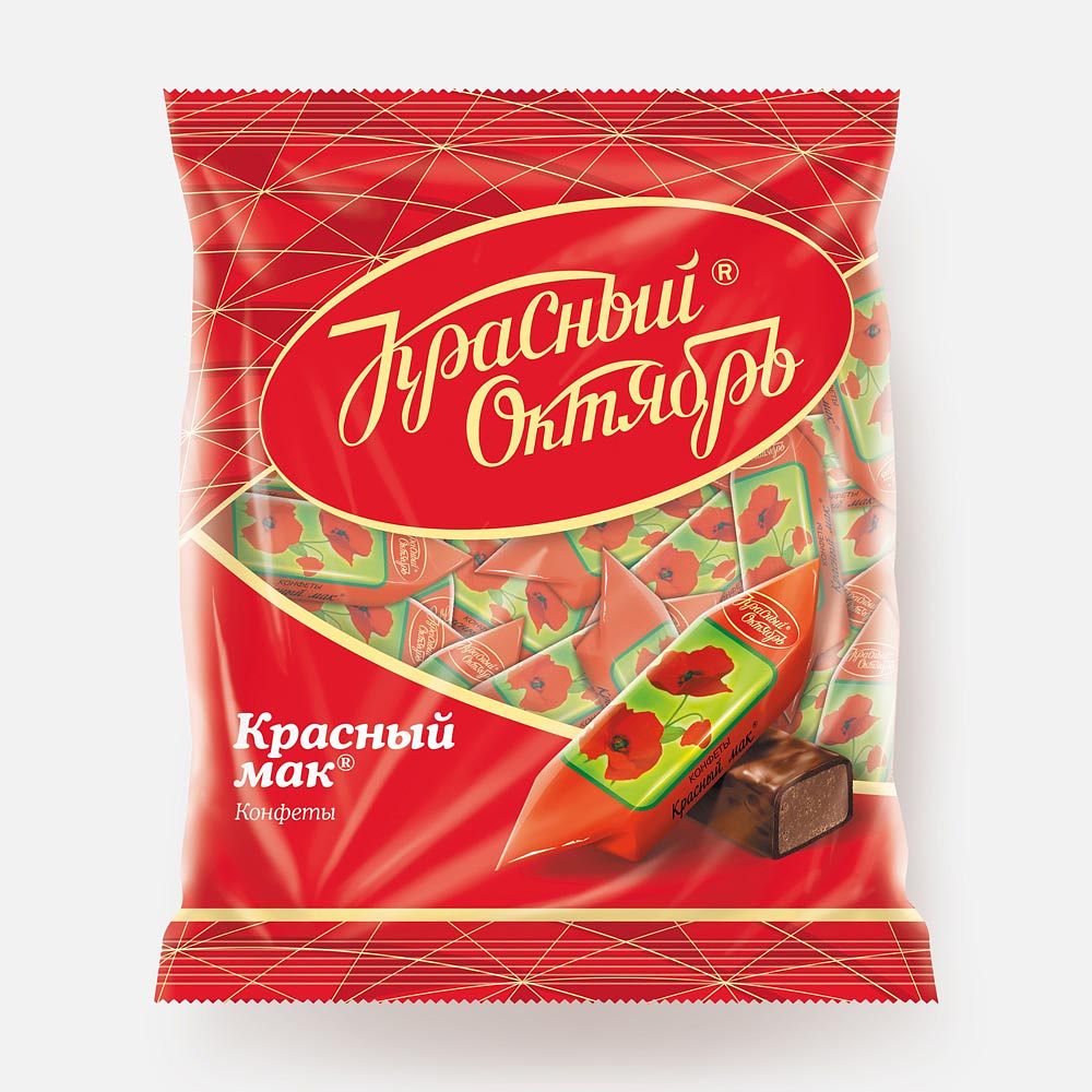 Изображение товара Конфеты Красный мак Красный Октябрь, 250 г
