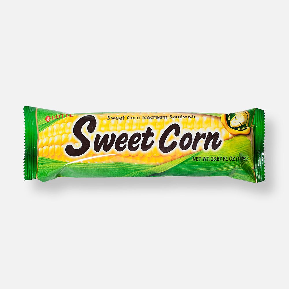 Изображение товара Мороженое-сэндвич Lotte, Sweet Corn, 72 г