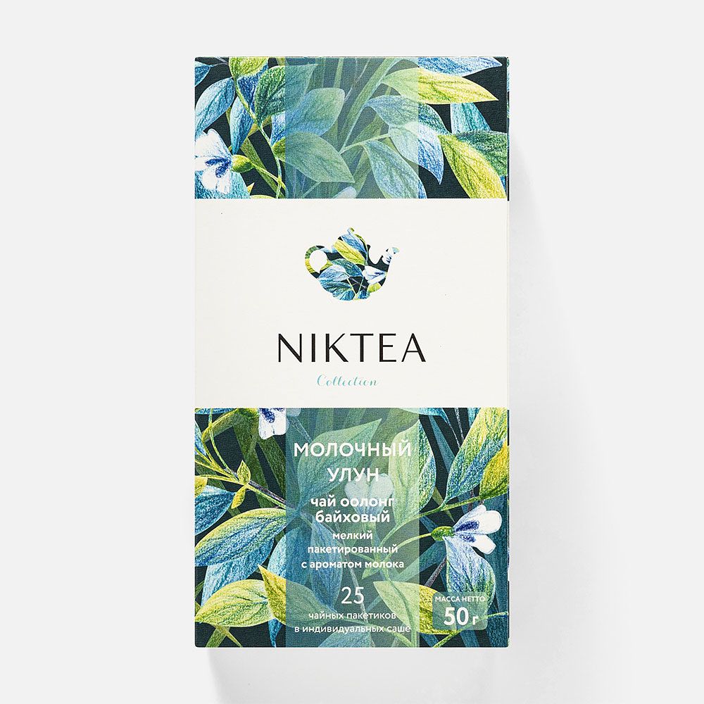 Изображение товара Зелёный чай Niktea, Молочный улун, в пакетиках, 25 шт.
