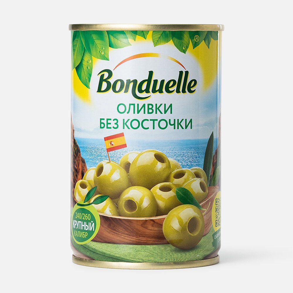 Изображение товара Оливки Bonduelle, без косточек, 300 г
