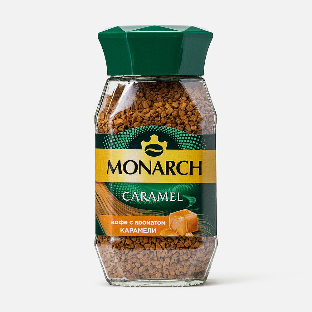 Изображение товара Растворимый кофе Monarch, Caramel, с ароматом карамели, 95 г