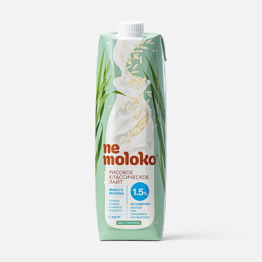Изображение товара Рисовый напиток Nemoloko, лайт, 1 л