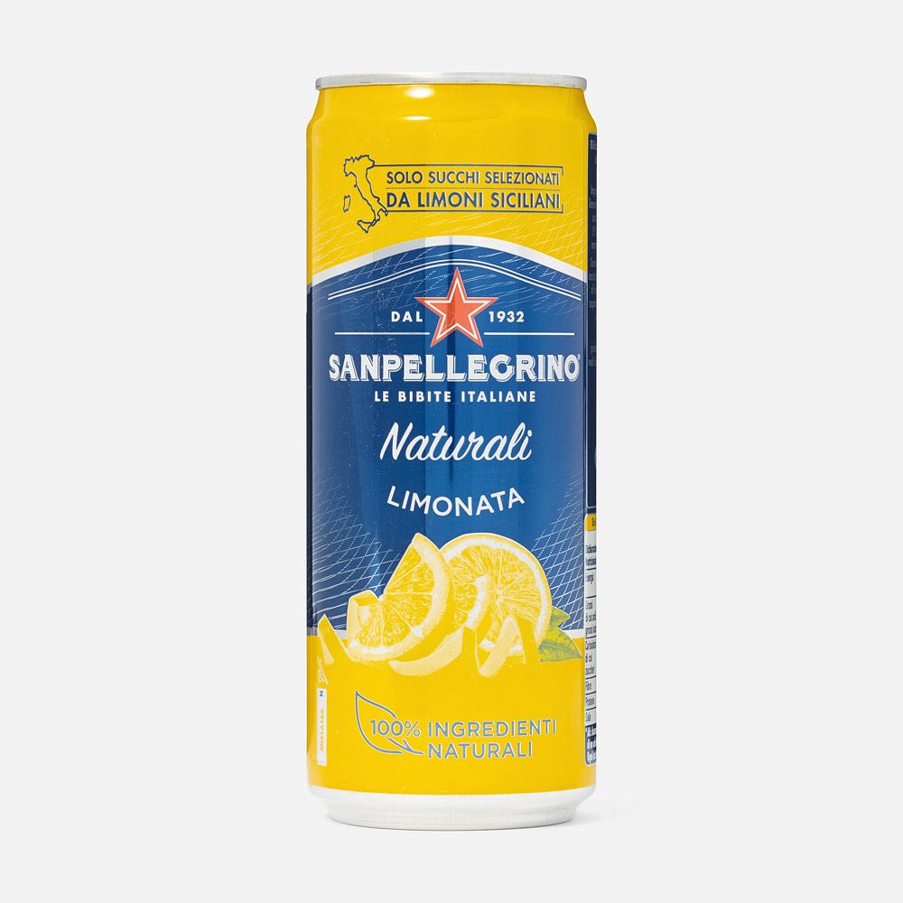 Изображение товара Напиток Sanpellegrino, с соком, лимон, 0,33 л