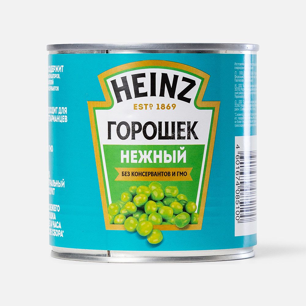 Изображение товара Зелёный горошек Heinz, Нежный, 400 г