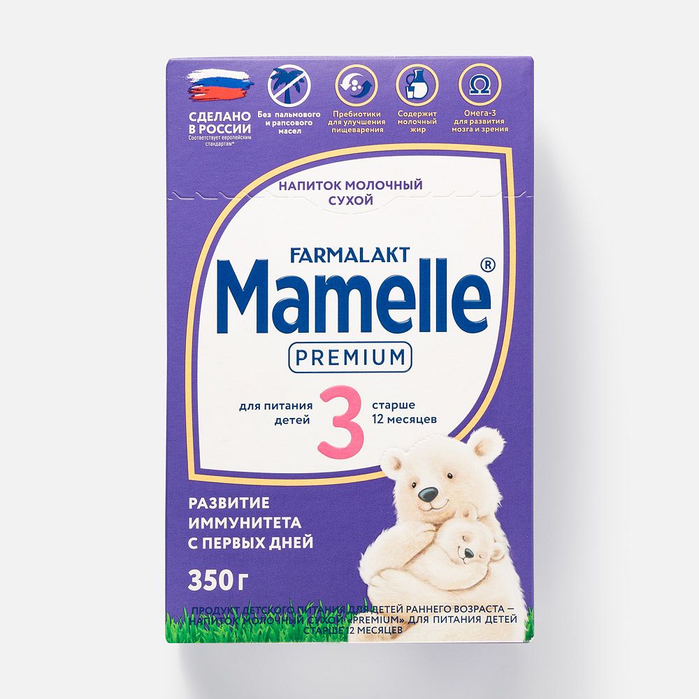 Изображение товара Напиток Mamelle Premium, молочный, сухой, с 12 месяцев, 350 г