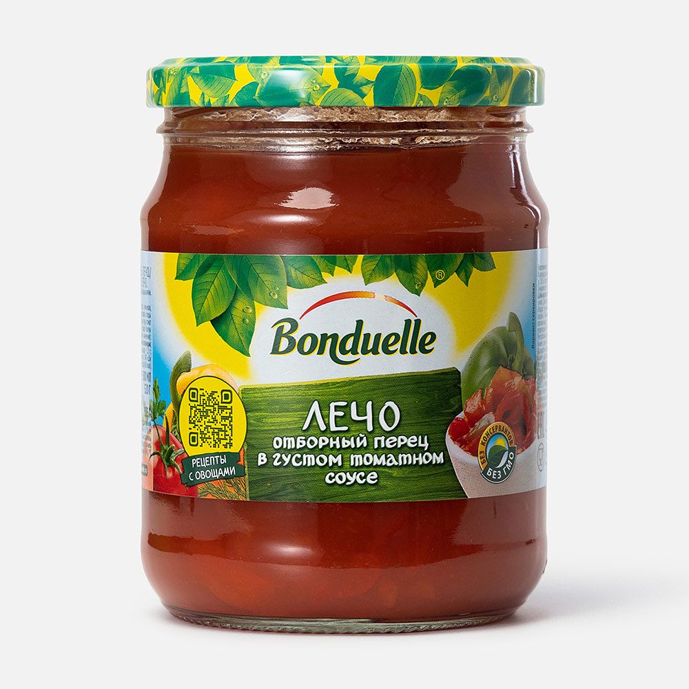 Изображение товара Лечо Bonduelle 520 г - Вкусная закуска для здоровья