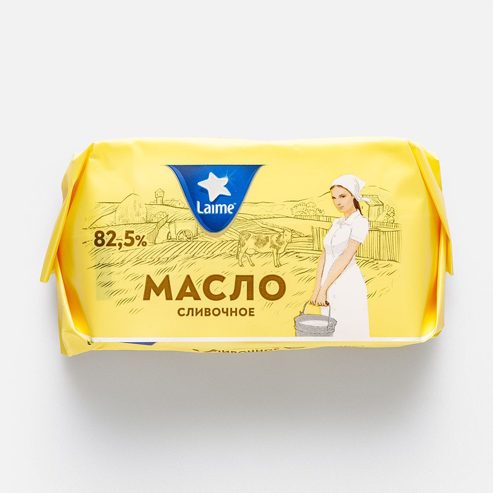 Изображение товара Сливочное масло Laime, 82,5%, 180 г