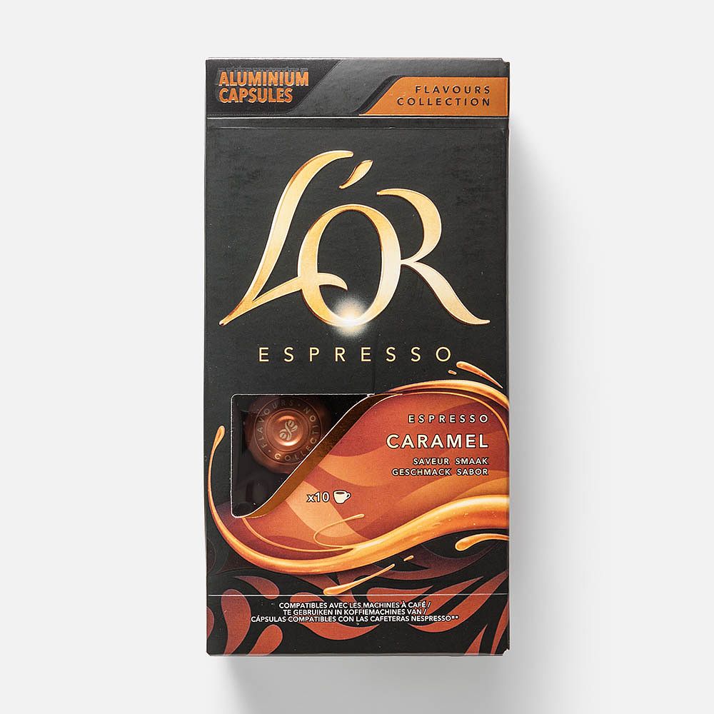 Изображение товара Кофе в капсулах L'or, Espresso Caramel, для кофемашин Nespresso, 10 шт.