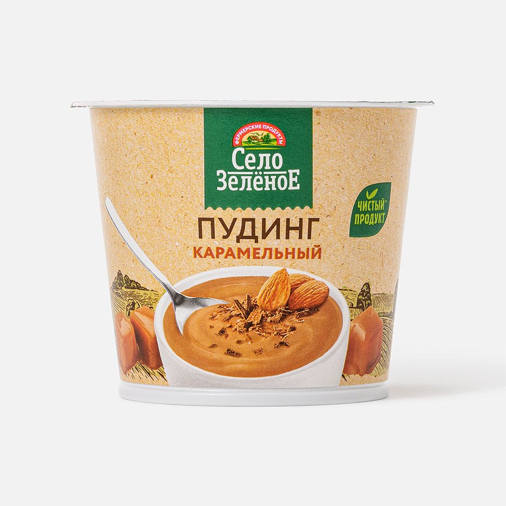 Изображение товара Пудинг Село Зелёное, 3%, карамель, 120 г