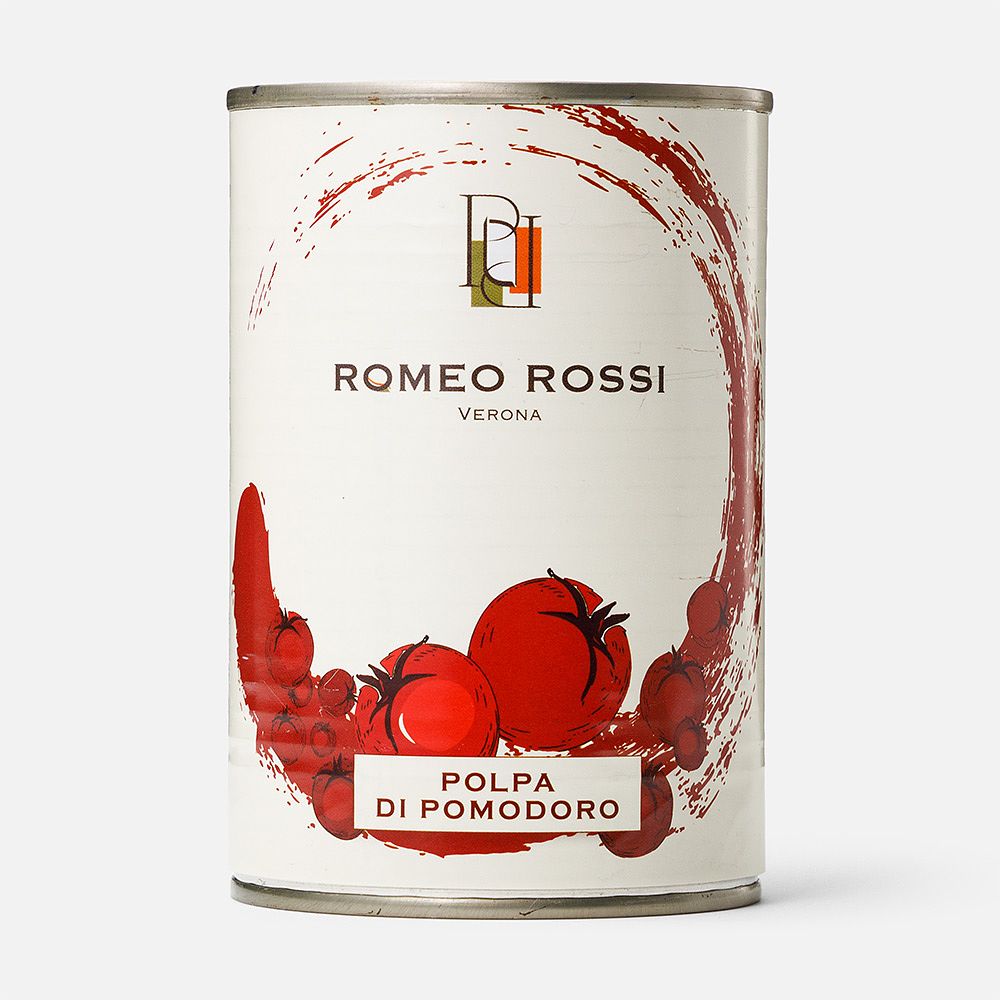 Изображение товара Из Италии: Томаты Romeo Rossi, кусочками, 400 г