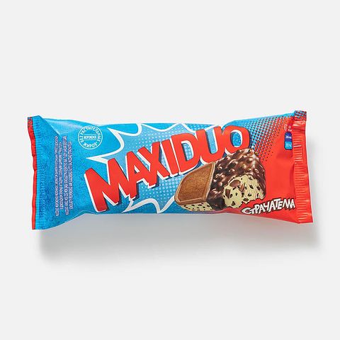 Изображение товара Мороженое-сэндвич Maxiduo, страчателла, в шоколадном печенье, 92 г