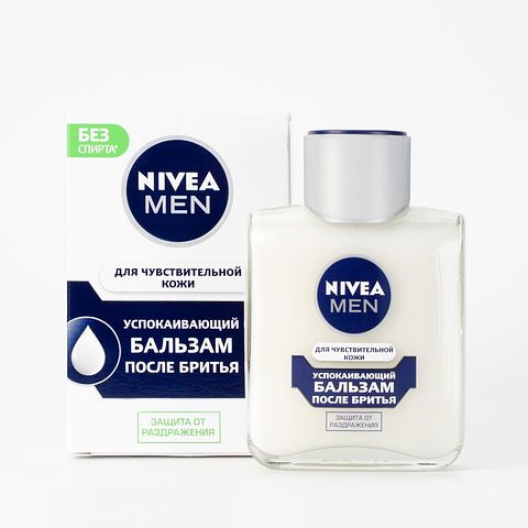 Изображение товара Бальзам после бритья Nivea Men, для чувствительной кожи, успокаивающий, без спирта, 100 мл
