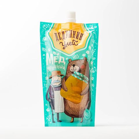 Изображение товара Мед Дедушкин Улей цветочный, 350 г