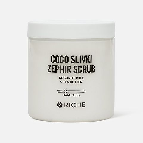 Изображение товара Солевой скраб для тела Riche, сливочно-кокосовый, с маслами, 275 г
