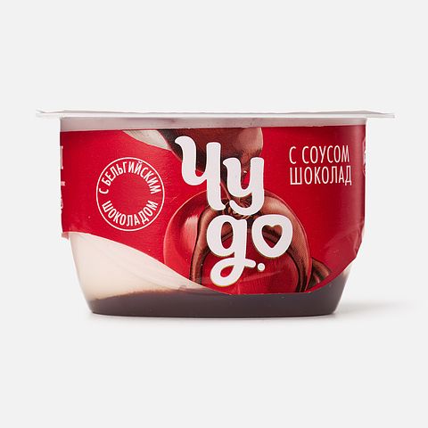 Изображение товара Творожный десерт Чудо, 4,4%, вишня, с шоколадным соусом, 100 г