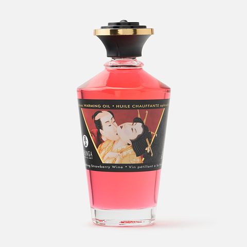 Изображение товара Массажное масло Shunga, клубничное вино, 100 мл