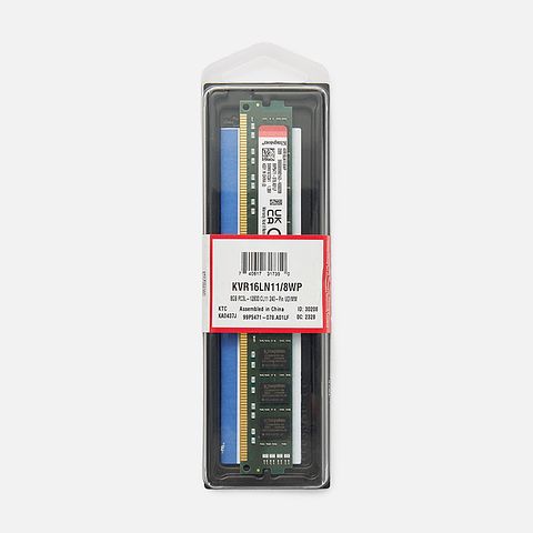 Изображение товара Оперативная память Kingston 8GB, DDR3L 1600 Dimm, 1 шт.