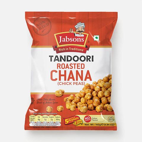 Изображение товара Нут Jabsons, обжаренный, со специями тандури масала, 140 г