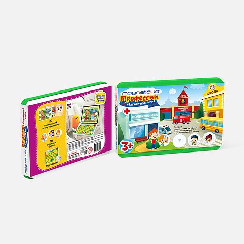 Изображение товара Настольная игра Magneticus Профессии, магнитная, 3+