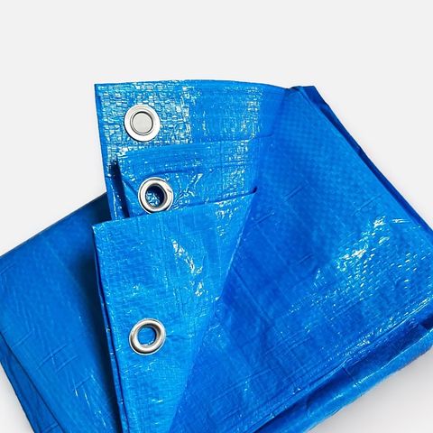 Изображение товара Защитный укрывной тент Oxiss OXTENTBL, 120 г/кв.м, 4x 5 м