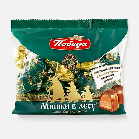 Изображение товара Конфеты Победа вкуса Мишки в лесу, 200 г