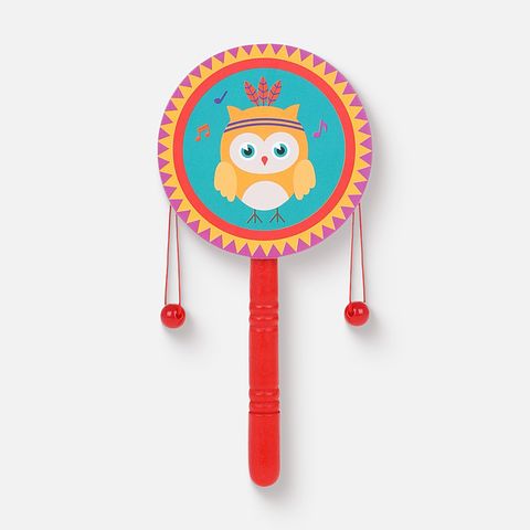 Изображение товара Музыкальная игрушка Mapacha Совушка, барабан на палочке