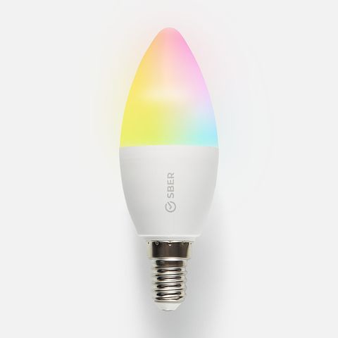 Изображение товара Умная светодиодная лампа Sber С37, E14, 5,5W