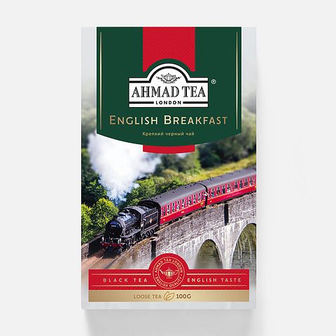 Изображение товара Чёрный чай Ahmad Tea, English Breakfast, листовой, 100 г