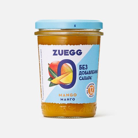 Изображение товара Манговый конфитюр Zuegg, без сахара, 220 г