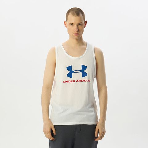 Изображение товара Мужская майка Under Armour Sportstyle Logo Tank, белая, S
