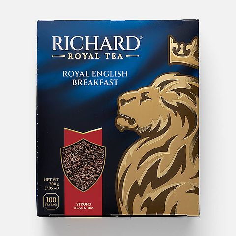 Изображение товара Чёрный чай Richard, Royal English Breakfast, в пакетиках, 100 шт.