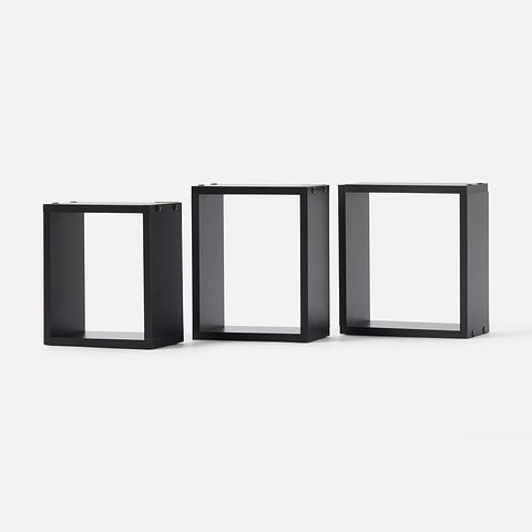 Изображение товара Комплект настенных полок Философия уюта чёрные, 3 шт., 1 шт.