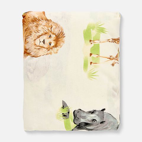 Изображение товара Детское постельное белье DeepSleep, Сафари, с простыней на резинке, 160х80 см