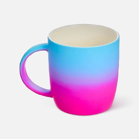 Изображение товара Матовая кружка Modi, с покрытием soft-touch, розово-голубой градиент, 350мл