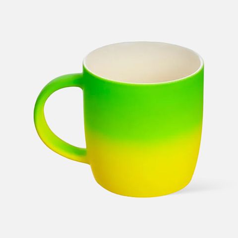 Изображение товара Матовая кружка Modi, с покрытием soft-touch, жёлто-зелёный, 350мл
