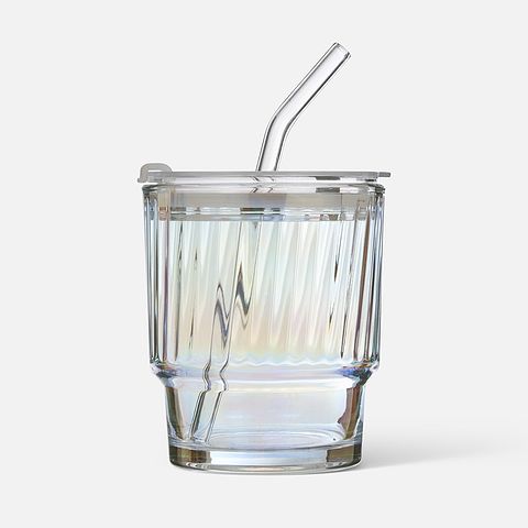 Изображение товара Стакан с крышкой и трубочкой 350мл, 1 шт.
